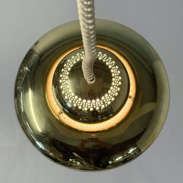 Metal Fior di Loto Pendant Lamp by Afra and Tobia Scarpa for Flos, 1960s For Sale - Image 7 of 9