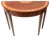 Regency Demi Lune Console Table in Maohogany For Sale