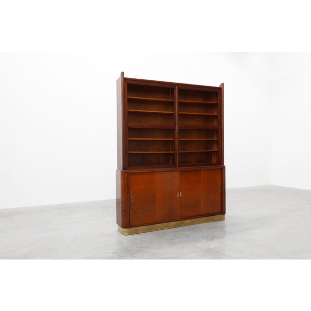 Large Art Deco Apothecary Cabinet attributed to De Coene, Belgium, 1920s For Sale - Image 10 of 16