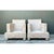 This vintage woven rattan sofa, crafted in the style of John Hutton for Donghia, embodies the refined material innovation...
