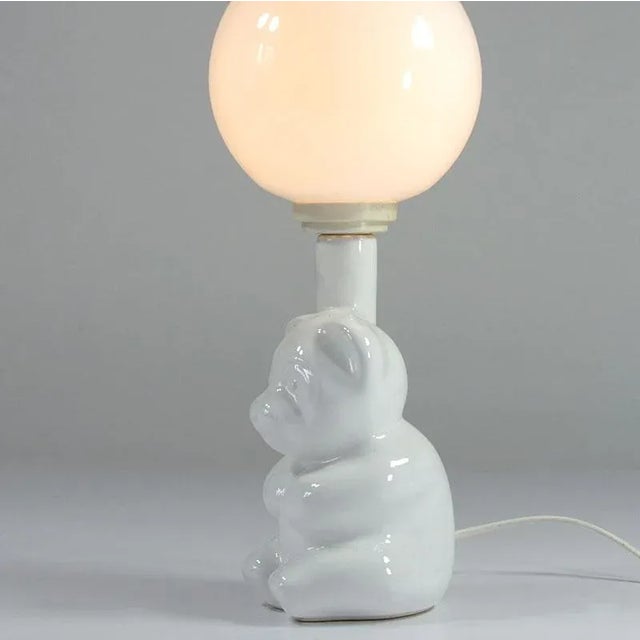 1980s Vintage Ceramic Table Lamp, 1980s For Sale - Image 5 of 7