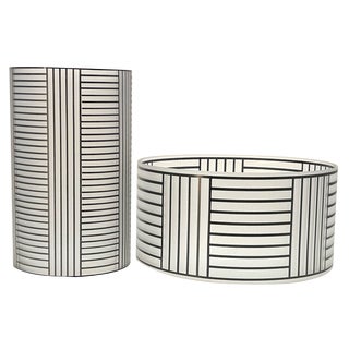 Art Deco Glass Lampshades attributed to Josef Hoffmann for Lobmeyr, Austria, 1980s, Set of 2 For Sale