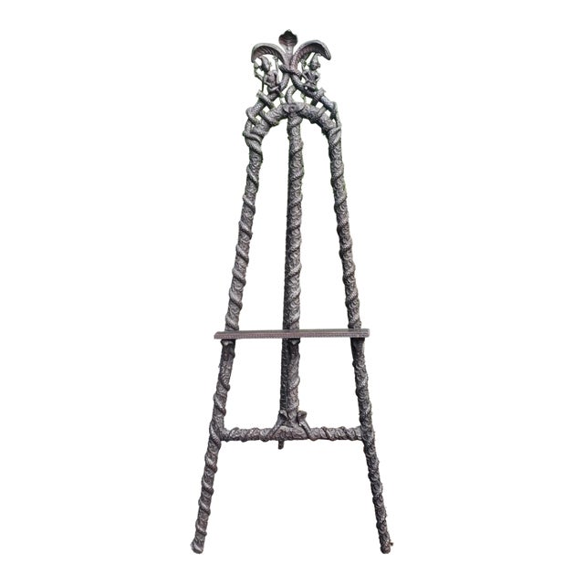 19th Century Hindu Carved Easel For Sale