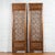 Chinese 19th Century Screens with Fretwork and Low-Relief Carved Panels - A Pair For Sale - Image 9 of 12