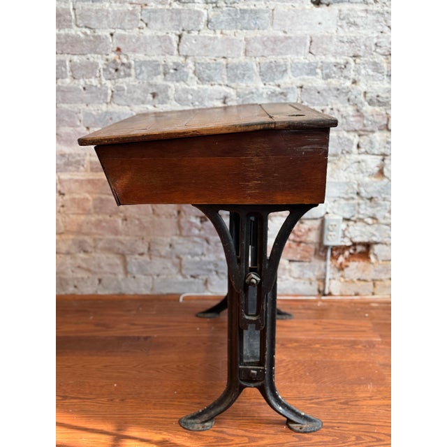 Antique School Desk For Sale - Image 6 of 8