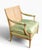 Green Vintage French Style Caned Back Settee For Sale - Image 8 of 15