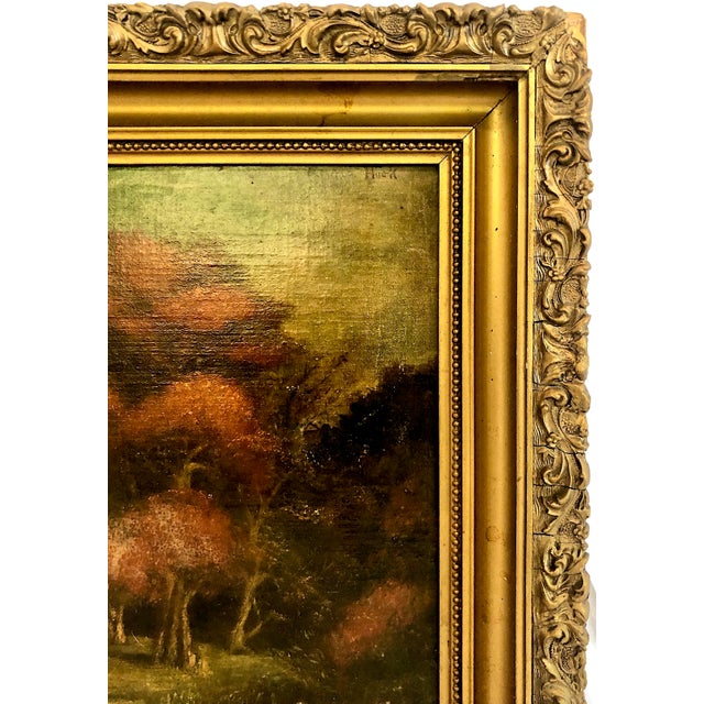 A Late 19th-Century Poetic Interpretation of Nature, by Anna Hook For Sale - Image 4 of 8