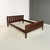 Caliph model bed with all-wood frame in French or one and a half square size. Rectangular-section components with laths of...