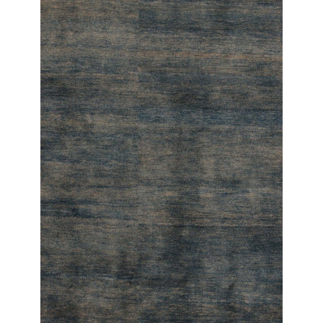 Vintage Hand-Knotted Persian Gabbeh Rug 8'8" X 9'3" For Sale - Image 4 of 6