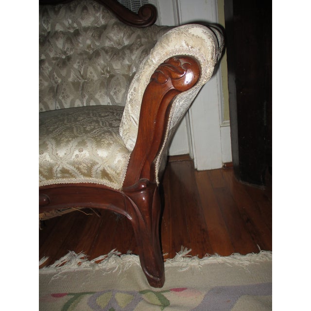 Late 19th Century Antique Victorian Ornate Heavily Carved Walnut