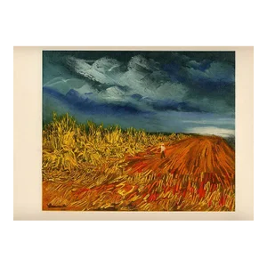 1958 Vlaminck Lithograph 29 the Harvest