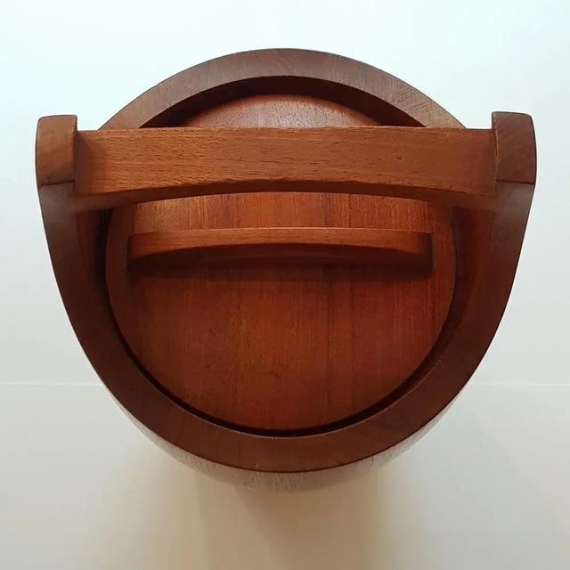 1960s Large Ice Bucket by J. Quistgaard for Dansk Design, 1950s For Sale - Image 5 of 10