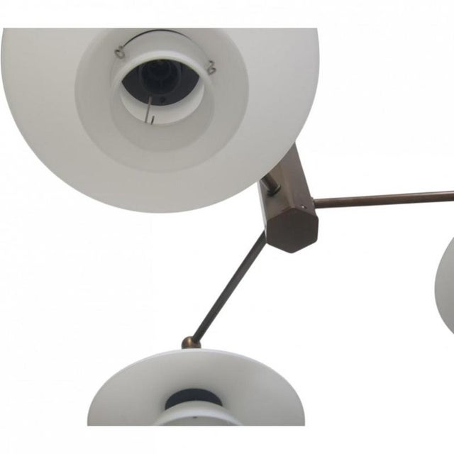 Metal Stem Fitting Lamp in Browned Brass by Poul Henningsen, 1990s For Sale - Image 7 of 11