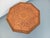 Tan Octagonal Oak Coffee Table from Barrois with Vallauris Ceramic Herbarium Top, 1960s For Sale - Image 8 of 17