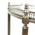 Vintage French Neoclassical Chrome Plated and Brass Drinks Trolley with Serving Tray, 1950s For Sale - Image 14 of 18