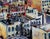 Contemporary Classic Strategy Board Game by Josh George | Mixed Media Rooftop Cityscape For Sale - Image 3 of 8