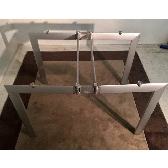 Metra Italian Modern Table by Makio Hasuike for Seccose For Sale - Image 9 of 13