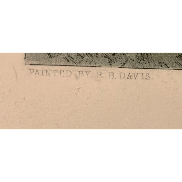 Vintage English Engraving Print after Richard Barrett Davis / Engraved F Bromley For Sale - Image 9 of 11