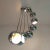 Mid-Century Italian Chrome Cascade Chandelier by Guzzini for Meblo, 1970s For Sale - Image 4 of 12