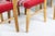 Henning Kjaernulf 1970s Set 6 Danish Modern Red Dining Chairs For Sale - Image 4 of 12
