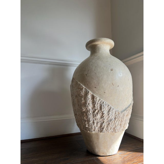Stone Floor Vase, 1980s For Sale - Image 6 of 10