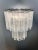 Glass Vintage Murano Glass Tube Wall Sconces with 13 Transaparent Glass Tube, 1990s, Set of 2 For Sale - Image 7 of 17