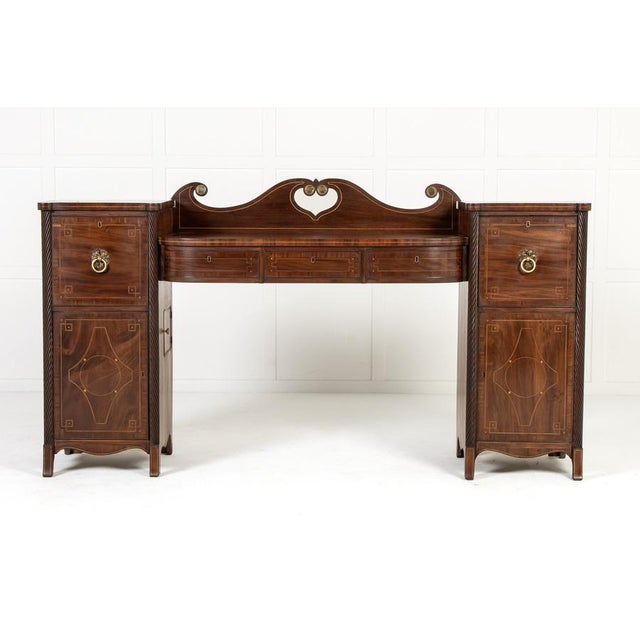 Small 19th Century English Regency Mahogany Sideboard For Sale - Image 11 of 11
