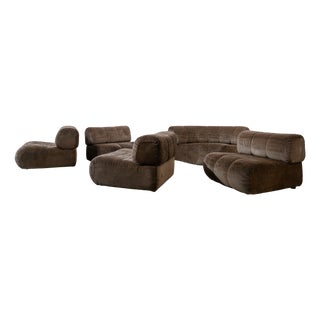 Large Space Age Modular Sofa, Italy, 1960s, Set of 5 For Sale