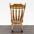 2000 - 2009 Classic Wooden Rocking Chair With Carved Backrest For Sale - Image 5 of 9