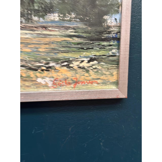 Gösta Jonsson, Rocky Falkenberg, 1985, Oil Painting on Canvas, Framed For Sale - Image 8 of 11