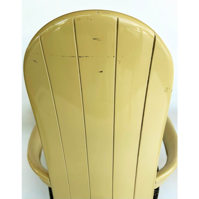 Set of 4 Italian Lacquered Postmodern Armchairs, Animal Print Upholstery For Sale - Image 14 of 18