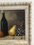 Vintage Still Life Oil Painting by Fiorini – Fruit, Wine Bottle & Grapes For Sale - Image 4 of 8