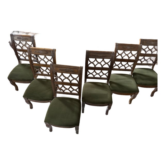 Drexel Heritage 6 Dining Room Chairs For Sale