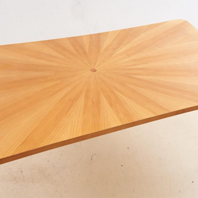 Designer table with metal legs height: 73 width: 180 depth: 90 additional information style: vintage production period:...