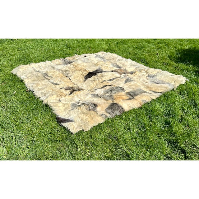 Cashmere Goat Hair Patchwork Rug, 1970s For Sale - Image 17 of 18