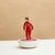 Subbuteo Ornament Sculpture in Double-Mold Ceramic from Artigianato Italiano For Sale - Image 3 of 6