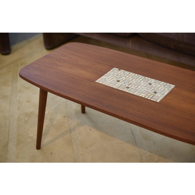 Scandinavian Mosaic Coffee Table, 1960s For Sale - Image 12 of 13