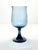 Libbey Glass Co. 1980s Libbey “Connoisseur (Dusky Blue, Tulip)” Set of 7 Wine Glasses For Sale - Image 4 of 5
