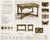 OLD CHAPEL HOME COLLECTION™ SPANISH REVIVAL ACCENT TABLE Old Chapel Sagewood™ Edition Dried Thyme, Satin Walnut & Gilded...