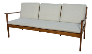 Mid-Century Three-Seater Sofa by Ole Wanscher for Poul Jeppesens, 1960s