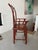 Chair in Ming Chinese style with High Backrest and Red Lacquer For Sale - Image 5 of 18