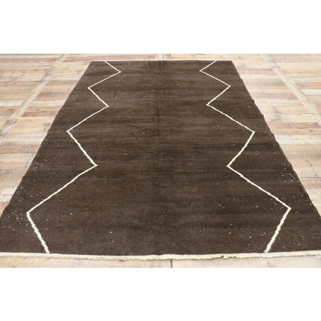 Textile Vintage Turkish Moroccan Rug - 05'06 X 07'10 For Sale - Image 7 of 9