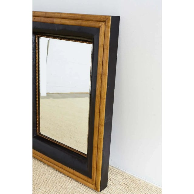 Portuguese Mirror With Faux Bamboo Trim For Sale - Image 4 of 10