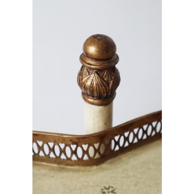 Metal Hollywood Regency Monkey Tray Table with Foldable Stands, Italy, 1960s For Sale - Image 7 of 17