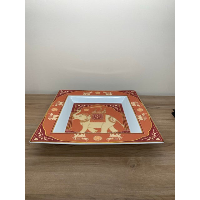 1970s 1970s Rosenthal Elephant Porcelain Tray For Sale - Image 5 of 9