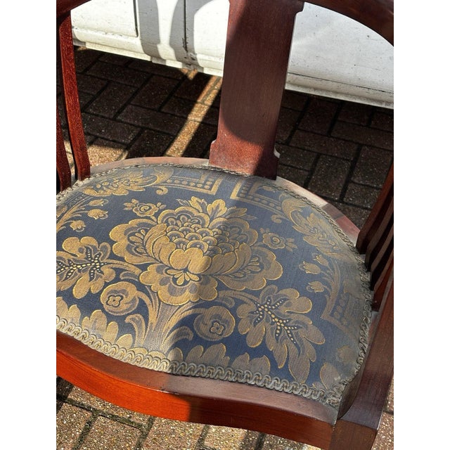 Edwardian Mahogany Hotel Foyer Chairs, Set of 4 For Sale - Image 12 of 18