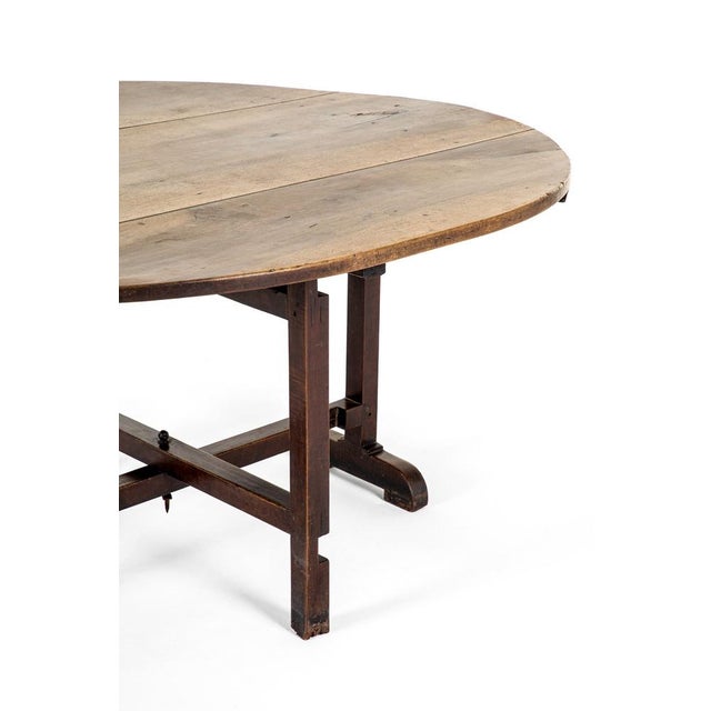 Wood Large French Vendange Table, 19th Century For Sale - Image 7 of 18