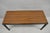 Mid-Century Modern Vintage Mid Century Modern Steel Metal & Faux Rosewood Laminate Coffee Table For Sale - Image 3 of 14