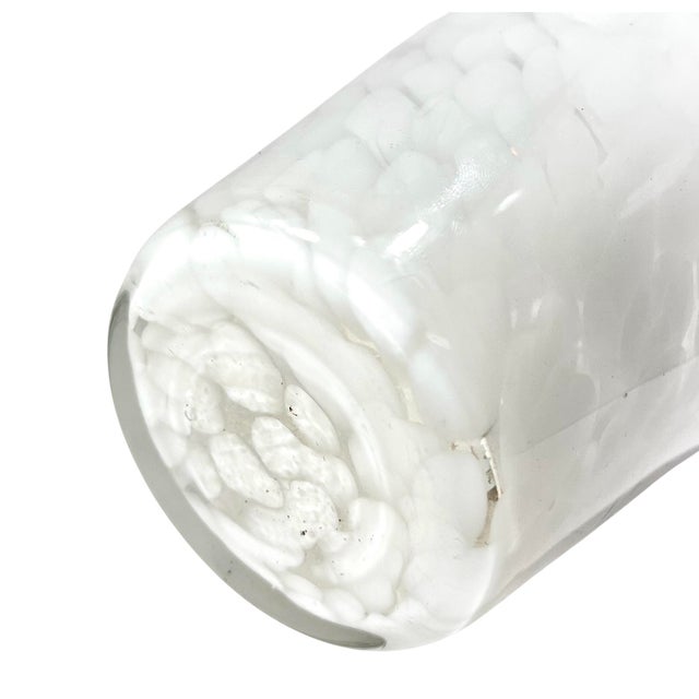 Glass 1960s Art Glass Vase Murano Attributed For Sale - Image 7 of 7