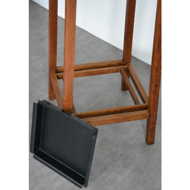 English Arts and Crafts Oak Coat Stand from Astrola, 1930 For Sale - Image 9 of 15
